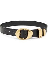 Amanu - The Grumeti-Tone Buckle Leather Belt - Lyst