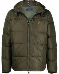 Polo Ralph Lauren - Logo-embroidered Padded Recycled-polyester And Recycled-down Jacket X - Lyst
