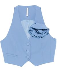 Imperial - Veston À Appliques Fleurs - Lyst