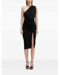 Rick Owens - Avra One-Shoulder Ruched Asymmetric Dress - Lyst