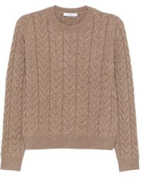 Max Mara - Pullover mit Zopfmuster - Lyst