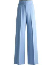HUGO - High-Waisted Flared Trousers - Lyst