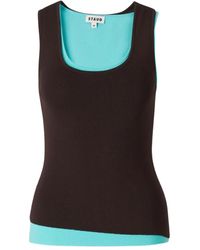 STAUD - Jersey Tank Top - Lyst