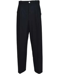 SOLOTRE - Pleated Trousers - Lyst