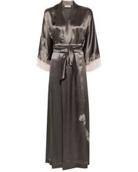 Carine Gilson - レーストリム シルクローブ - Lyst