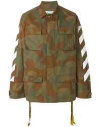 Lyst - Shop Men's Off-White c/o Virgil Abloh Jackets from $382 Off-White c/o Virgil Abloh - Camouflage Printed Jacket - Lyst