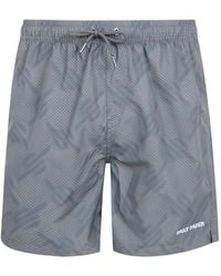 Daily Paper - Kalamata Monogram-Print Swim Shorts - Lyst