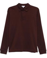 Sunspel - Long-Sleeve Polo Shirt - Lyst