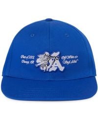 Off-White c/o Virgil Abloh - Logo-Appliqué Cotton Baseball Cap - Lyst