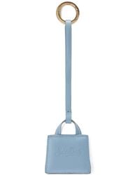 MC2 Saint Barth - Smooth Leather Bag Charm With Embossed Logo - Lyst