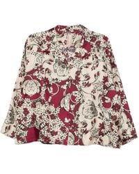 Antonio Marras - Floral-Print Silk Shirt - Lyst