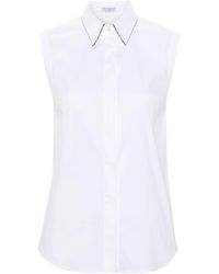 Brunello Cucinelli - Beaded Shirt - Lyst