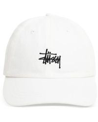Stussy - Baseballkappe Mit Logo-Stickerei - Lyst