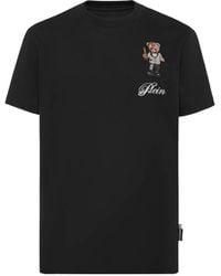 Philipp Plein - Heavy Cotton T-Shirt Teddy Bear - Lyst