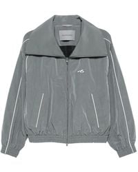 Balenciaga - Logo-Print High-Neck Lighweight Jacket - Lyst