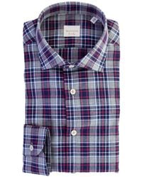 BRANCACCIO - Check-Pattern Button-Down Shirt - Lyst