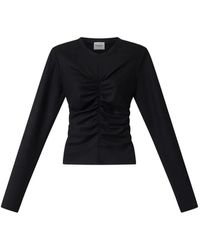 Isabel Marant - Ruched Jersey Top - Lyst