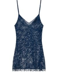 Alanui - Nothing But Light Mini-Jurk Met Franje - Lyst