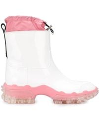 Moncler Bottes de pluie à lien de resserrage - Blanc