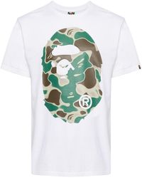 A Bathing Ape - Liquid Camo Big Ape-print T-shirt - Lyst