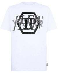 Philipp Plein - Logo Round-Neck T-Shirt - Lyst