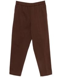 Fabiana Filippi - Elasticated-Waistband Tapered Trousers - Lyst