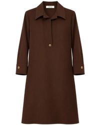Jucca - Robe Courte À Col Pointu - Lyst