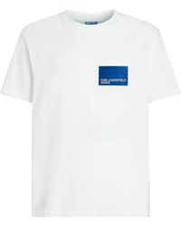 KARL LAGERFELD - Logo-Print T-Shirt - Lyst