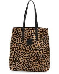 forte_forte - Leopard-Print Leather Tote Bag - Lyst