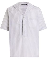 Dolce & Gabbana - Dolce & Gabbana Three-Button Short Sleeved Shirt - Lyst