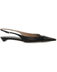 Tom Ford - Shiny-Leather Thea Slingkback Ballerinas - Lyst