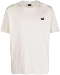 Paul & Shark - Logo-Patch Cotton T-Shirt - Lyst