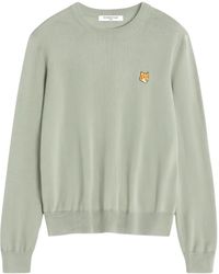 Maison Kitsuné - Fox Head Merino Jumper - Lyst