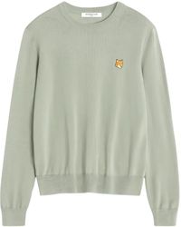 Maison Kitsuné - Fox Head Merino Jumper - Lyst