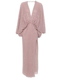 L'idée - Paradiso Sequin-Embellished Maxi Dress - Lyst