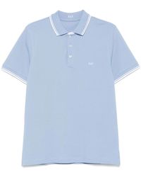 Fay - Logo-Embroidered Polo Shirt - Lyst