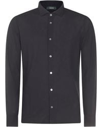 Zanone - Camicia Con Bottoni - Lyst