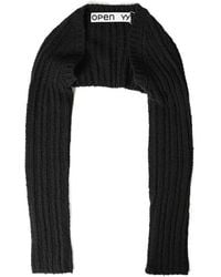 OPEN YY - Ribbed Cropped Cardigan - Lyst