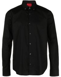 HUGO - Long-sleeve Button-down Shirt - Lyst