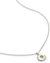 Monica Vinader - August Birthstone Pendant Necklace - Lyst