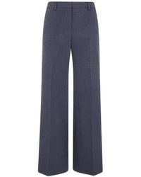 Seventy - Pinstripe-Pattern Trousers - Lyst