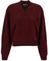 DSquared² - Pullover mit V-Ausschnitt - Lyst
