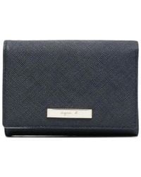 agnès b. - Logo-Plaque Wallet - Lyst