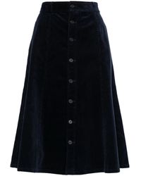 Polo Ralph Lauren - Corduroy Midi Skirt - Lyst