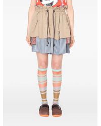 Kolor - Shorts Met Gestreept Detail - Lyst