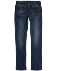 G-Star - Midge Straight Jeans - Lyst