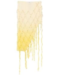 Blumarine - Beaded Midi Skirt - Lyst