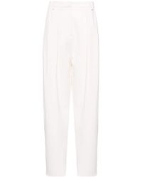 Magda Butrym - Pleated Tapered-leg Trousers - Lyst