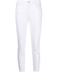 Pinko - Mid-rise Cropped Jeans - Lyst