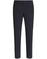 Dolce & Gabbana - Wool Pinstripe Trousers - Lyst
